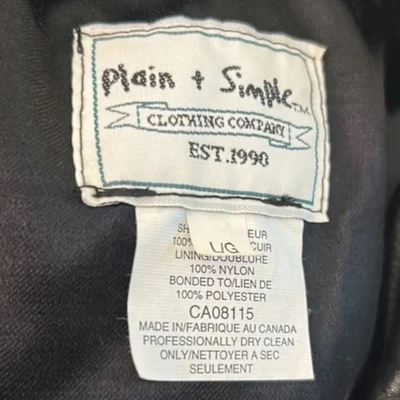 Terminator 2 Style Genuine Leather Jacket - Made in Canada - Picture 8 of 8